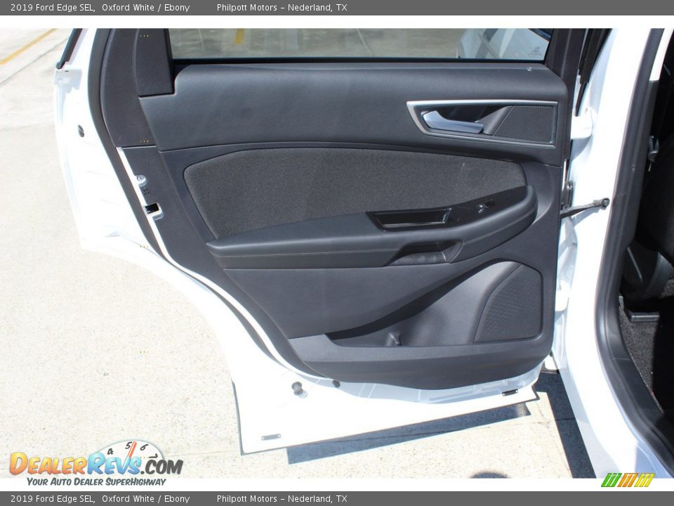 2019 Ford Edge SEL Oxford White / Ebony Photo #19