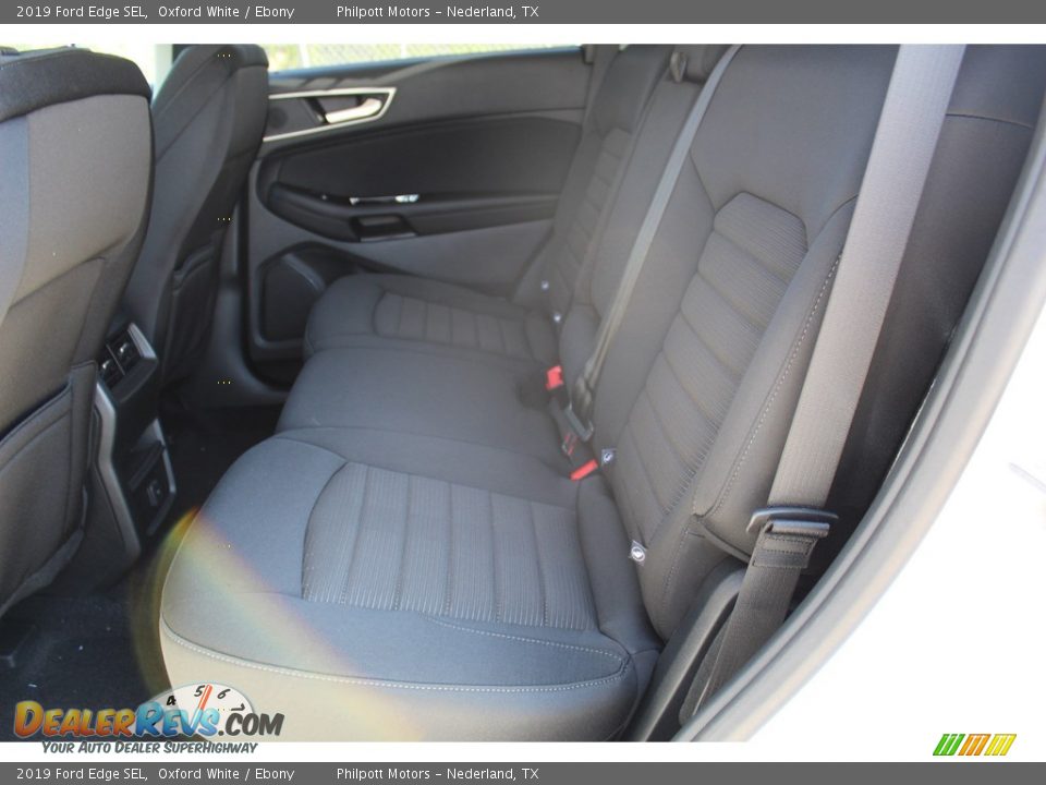 2019 Ford Edge SEL Oxford White / Ebony Photo #20