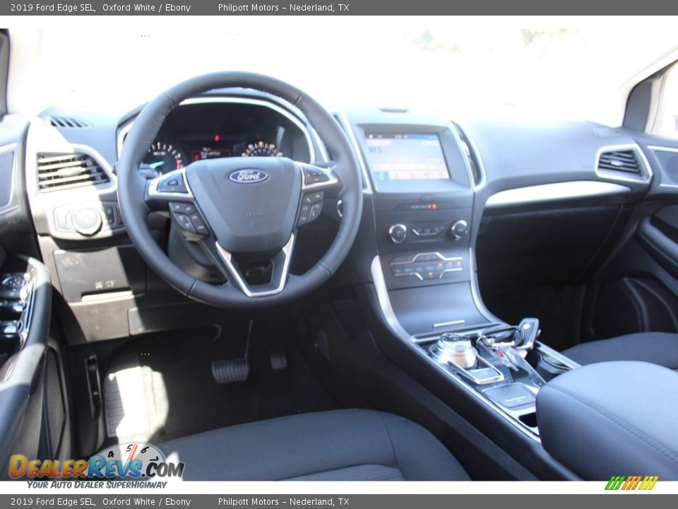 2019 Ford Edge SEL Oxford White / Ebony Photo #21