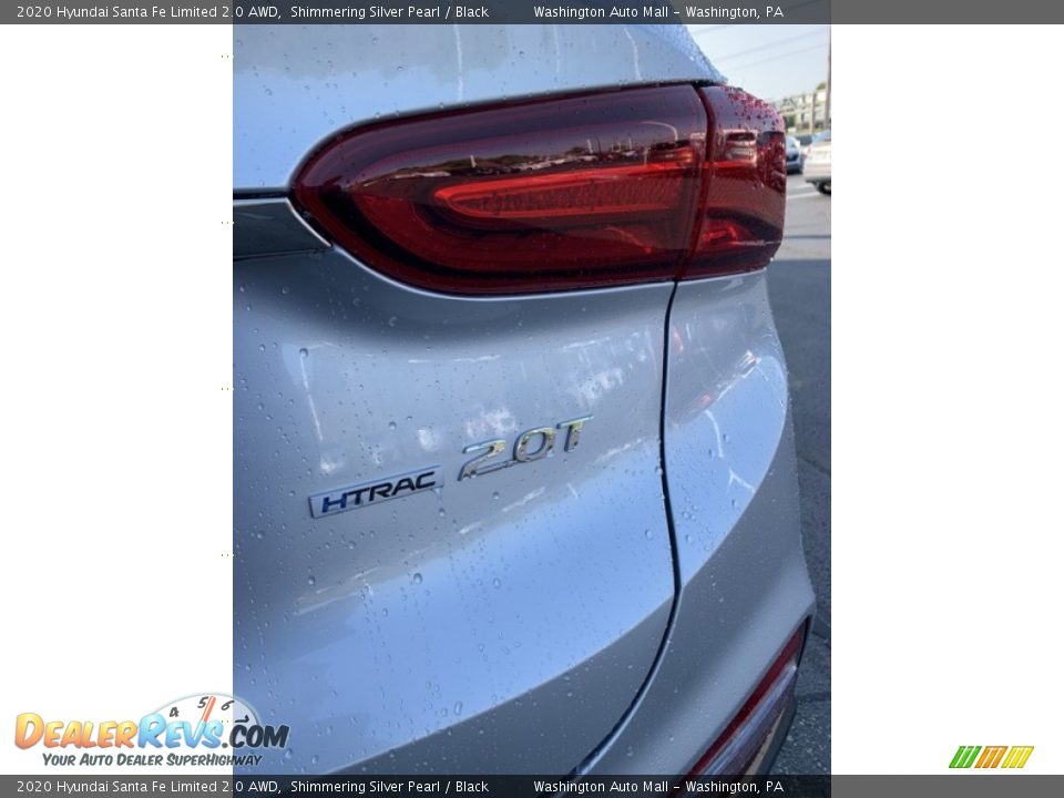 2020 Hyundai Santa Fe Limited 2.0 AWD Shimmering Silver Pearl / Black Photo #25