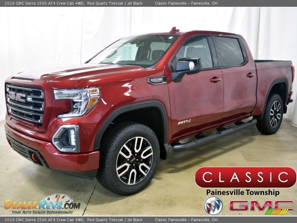 2019 GMC Sierra 1500 AT4 Crew Cab 4WD Red Quartz Tintcoat / Jet Black Photo #1