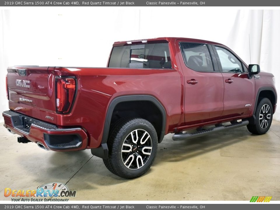 2019 GMC Sierra 1500 AT4 Crew Cab 4WD Red Quartz Tintcoat / Jet Black Photo #2