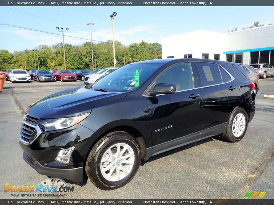 2019 Chevrolet Equinox LT AWD Mosaic Black Metallic / Jet Black/Cinnamon Photo #1