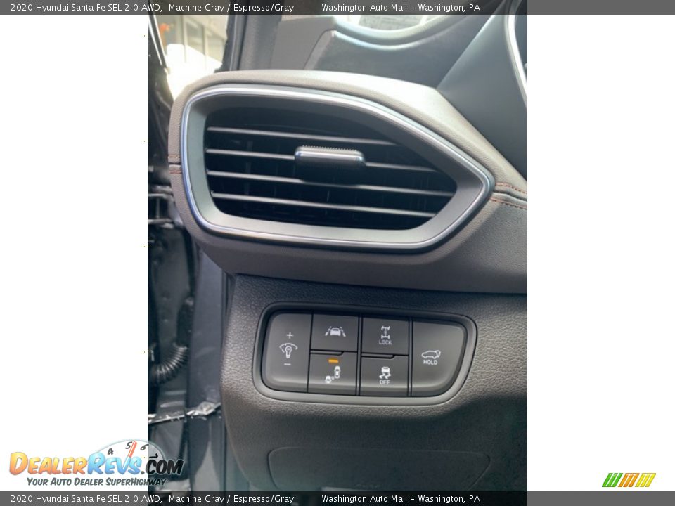 2020 Hyundai Santa Fe SEL 2.0 AWD Machine Gray / Espresso/Gray Photo #13