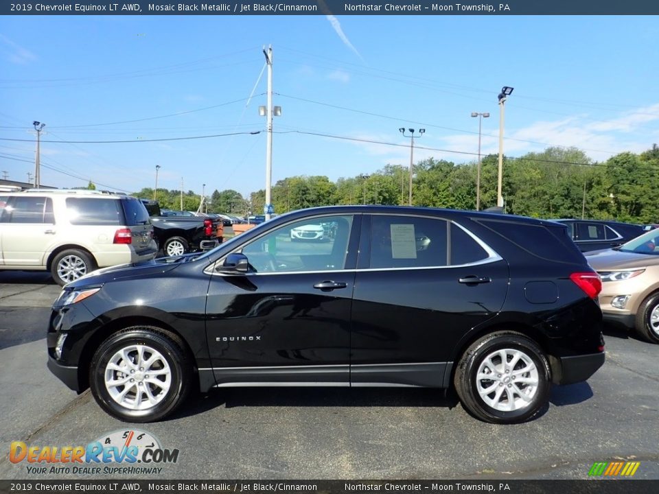 2019 Chevrolet Equinox LT AWD Mosaic Black Metallic / Jet Black/Cinnamon Photo #2