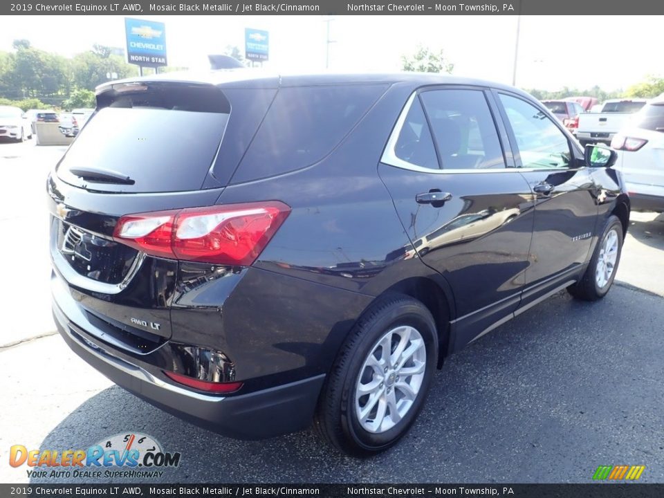 2019 Chevrolet Equinox LT AWD Mosaic Black Metallic / Jet Black/Cinnamon Photo #6
