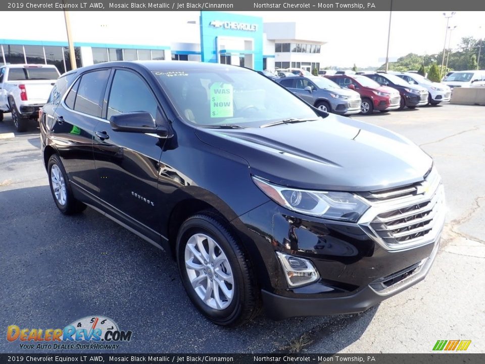 2019 Chevrolet Equinox LT AWD Mosaic Black Metallic / Jet Black/Cinnamon Photo #7