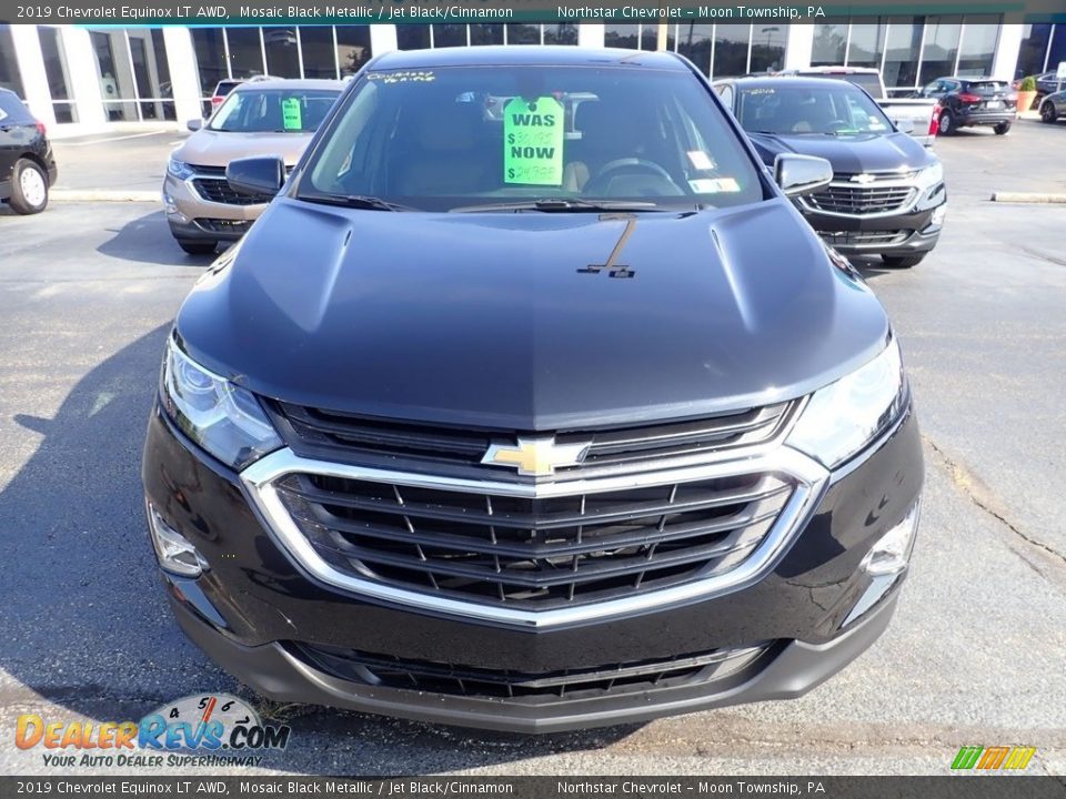 2019 Chevrolet Equinox LT AWD Mosaic Black Metallic / Jet Black/Cinnamon Photo #8