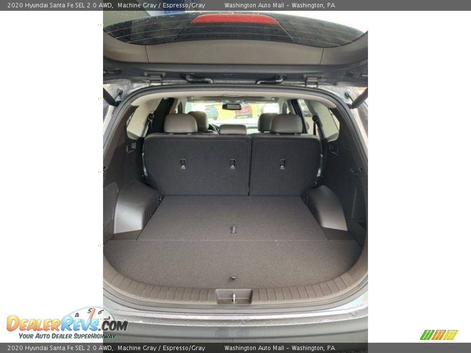 2020 Hyundai Santa Fe SEL 2.0 AWD Machine Gray / Espresso/Gray Photo #22