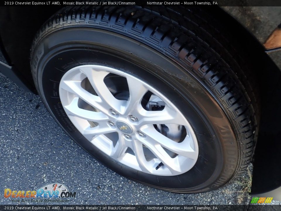 2019 Chevrolet Equinox LT AWD Mosaic Black Metallic / Jet Black/Cinnamon Photo #9