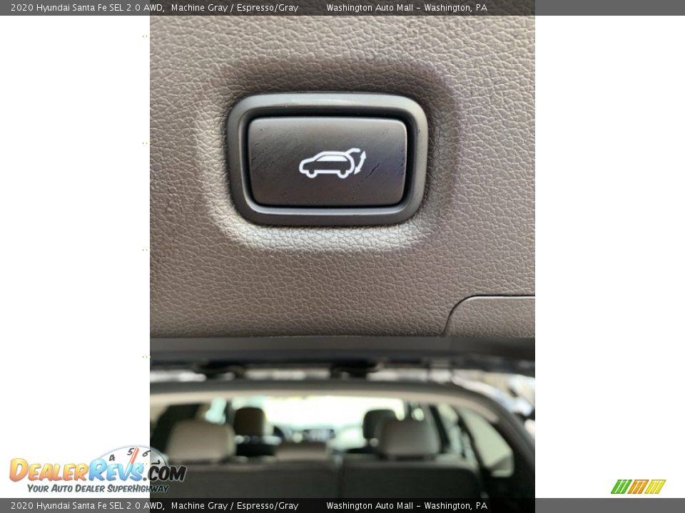 2020 Hyundai Santa Fe SEL 2.0 AWD Machine Gray / Espresso/Gray Photo #23