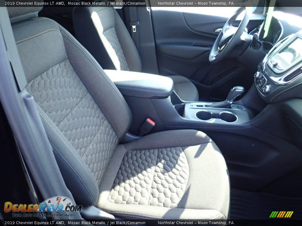 2019 Chevrolet Equinox LT AWD Mosaic Black Metallic / Jet Black/Cinnamon Photo #10