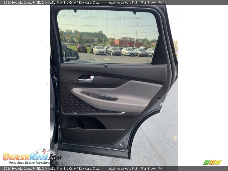 2020 Hyundai Santa Fe SEL 2.0 AWD Machine Gray / Espresso/Gray Photo #25