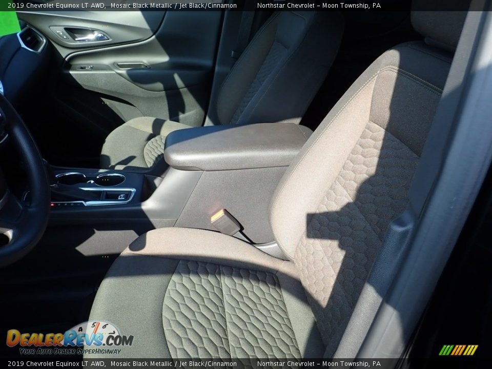 2019 Chevrolet Equinox LT AWD Mosaic Black Metallic / Jet Black/Cinnamon Photo #12