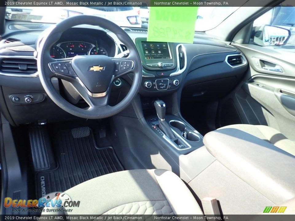 2019 Chevrolet Equinox LT AWD Mosaic Black Metallic / Jet Black/Cinnamon Photo #14