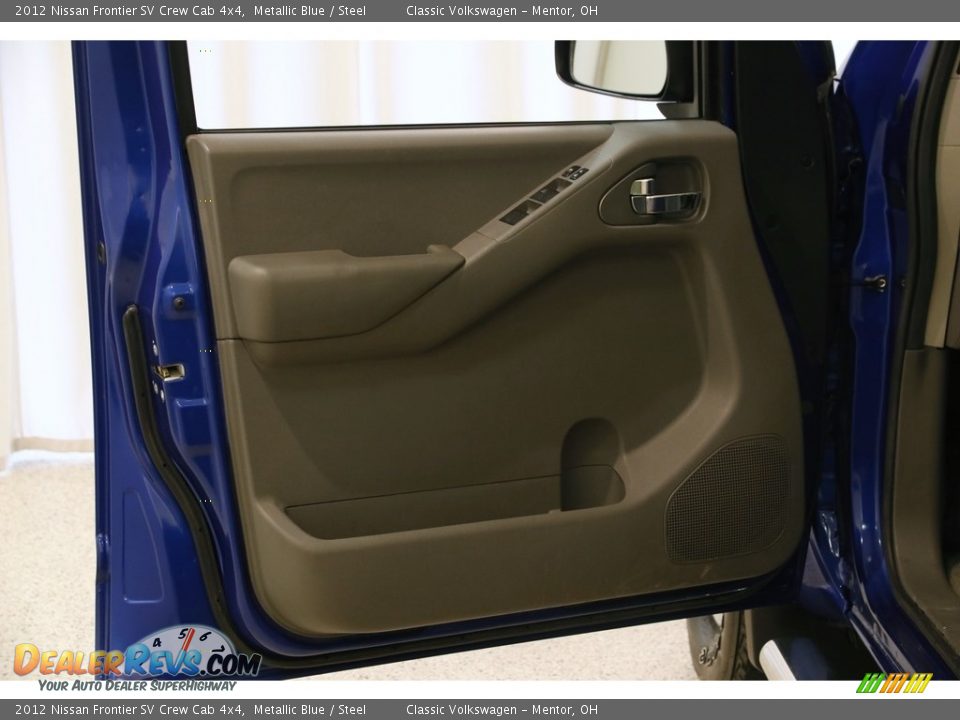 2012 Nissan Frontier SV Crew Cab 4x4 Metallic Blue / Steel Photo #4