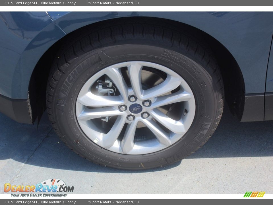 2019 Ford Edge SEL Blue Metallic / Ebony Photo #5