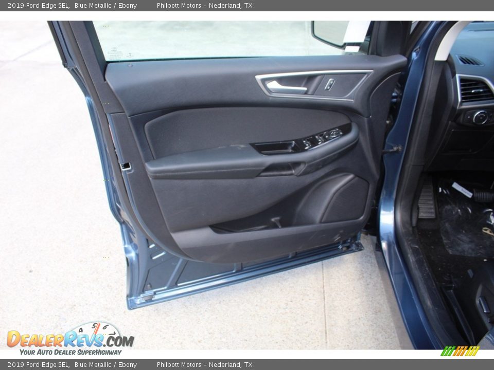 2019 Ford Edge SEL Blue Metallic / Ebony Photo #10
