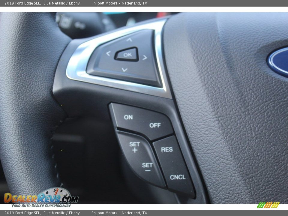 2019 Ford Edge SEL Steering Wheel Photo #13