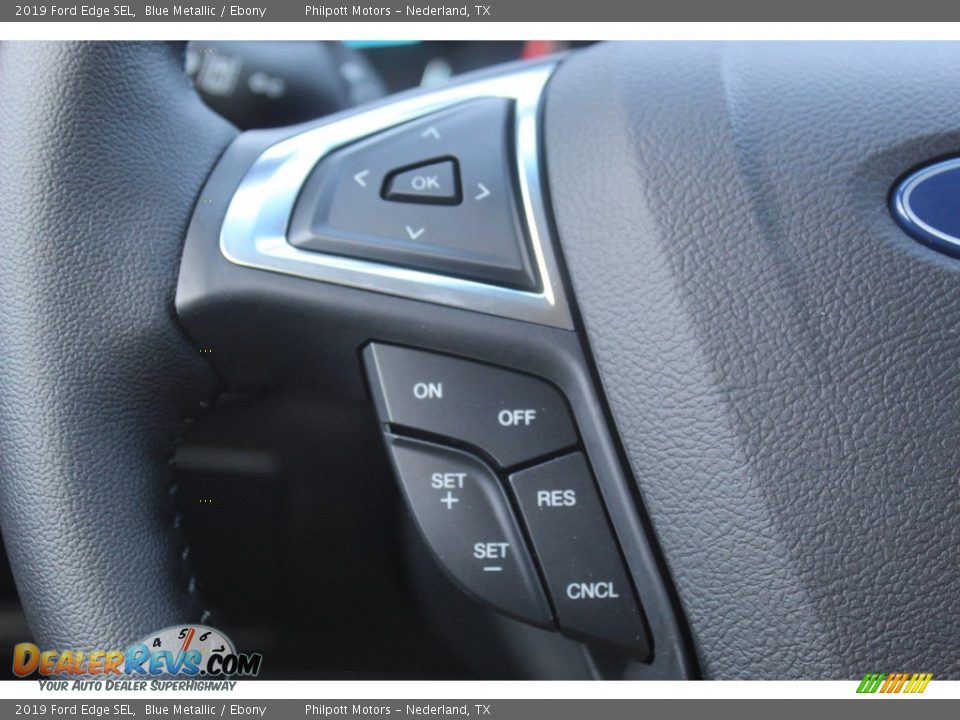 2019 Ford Edge SEL Steering Wheel Photo #13