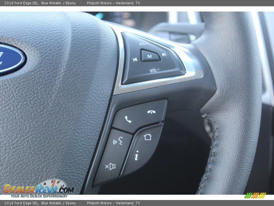 2019 Ford Edge SEL Steering Wheel Photo #14