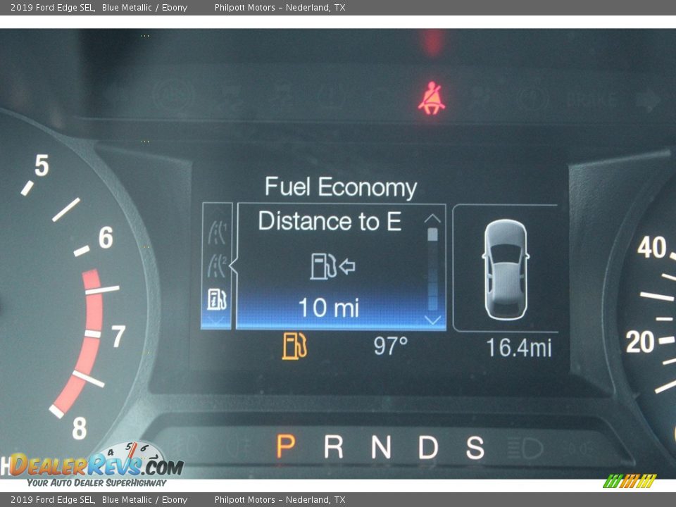 2019 Ford Edge SEL Blue Metallic / Ebony Photo #16