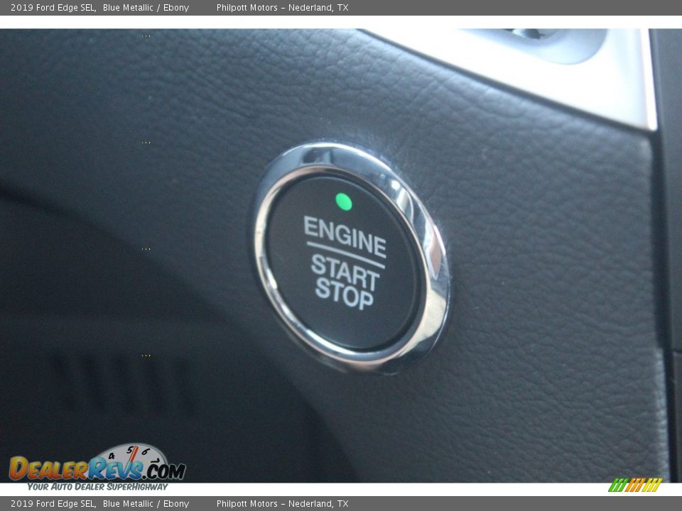 2019 Ford Edge SEL Blue Metallic / Ebony Photo #19