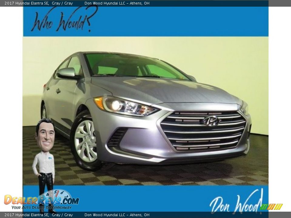 2017 Hyundai Elantra SE Gray / Gray Photo #1
