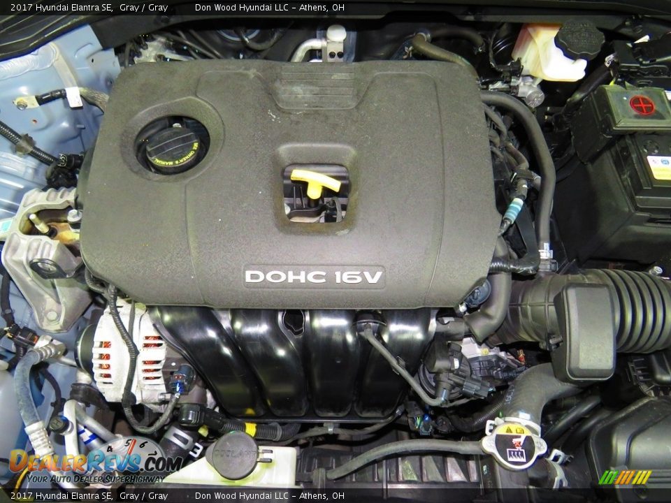 2017 Hyundai Elantra SE Gray / Gray Photo #6