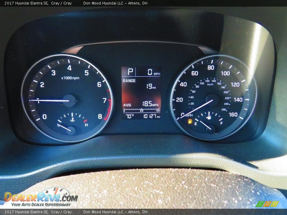 2017 Hyundai Elantra SE Gray / Gray Photo #27