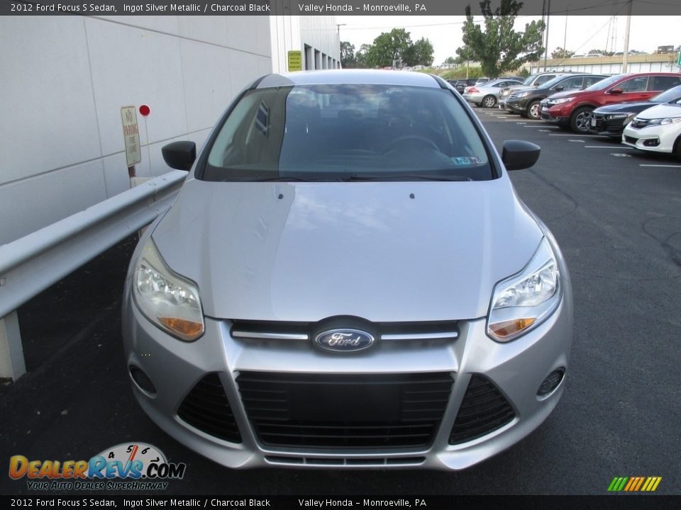 2012 Ford Focus S Sedan Ingot Silver Metallic / Charcoal Black Photo #7