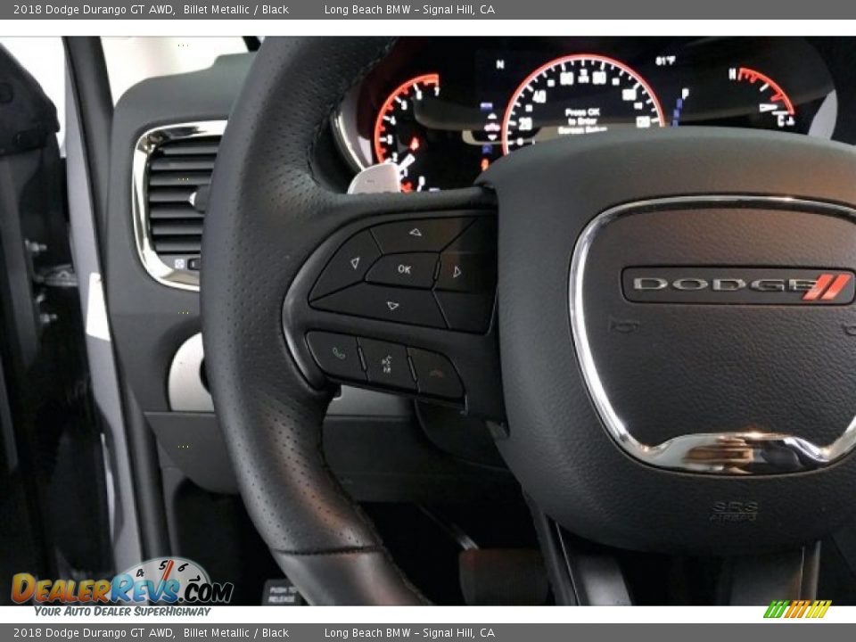 2018 Dodge Durango GT AWD Billet Metallic / Black Photo #14