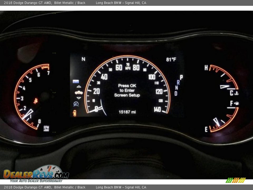 2018 Dodge Durango GT AWD Billet Metallic / Black Photo #16