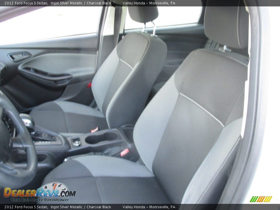2012 Ford Focus S Sedan Ingot Silver Metallic / Charcoal Black Photo #11