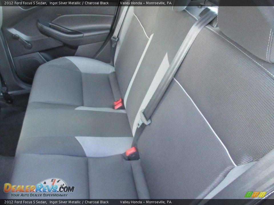 2012 Ford Focus S Sedan Ingot Silver Metallic / Charcoal Black Photo #12