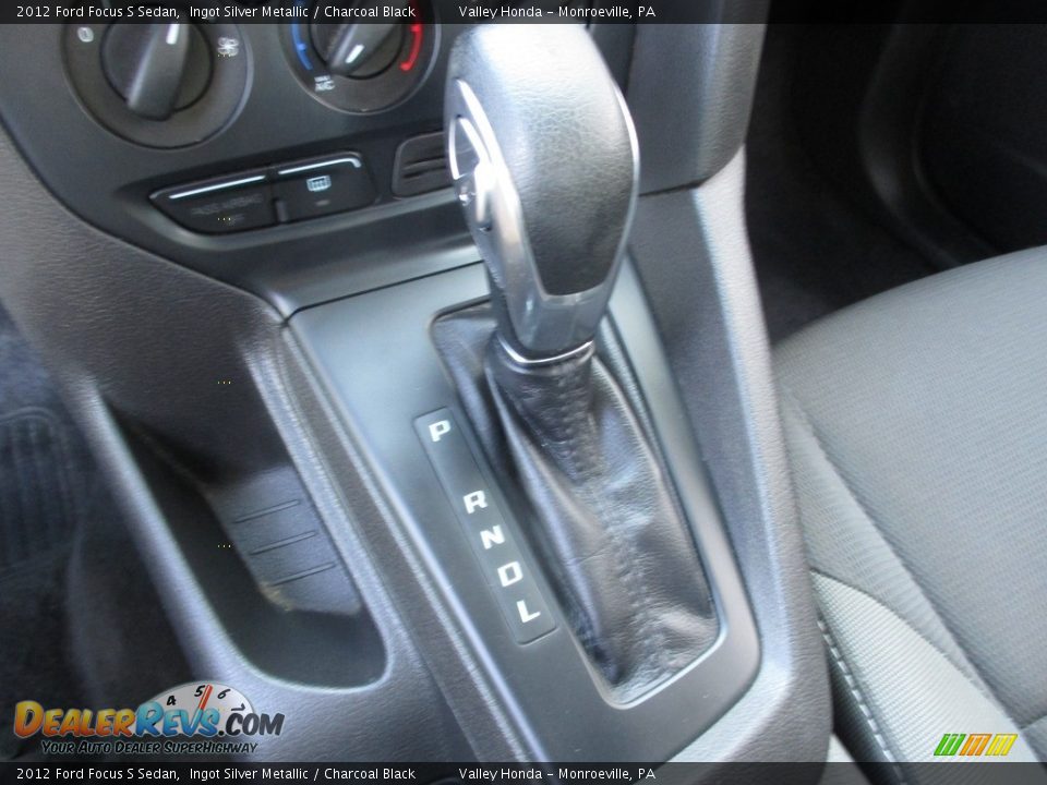 2012 Ford Focus S Sedan Ingot Silver Metallic / Charcoal Black Photo #15