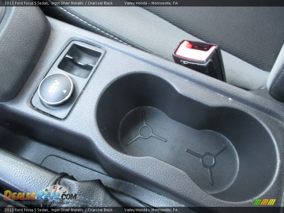2012 Ford Focus S Sedan Ingot Silver Metallic / Charcoal Black Photo #16