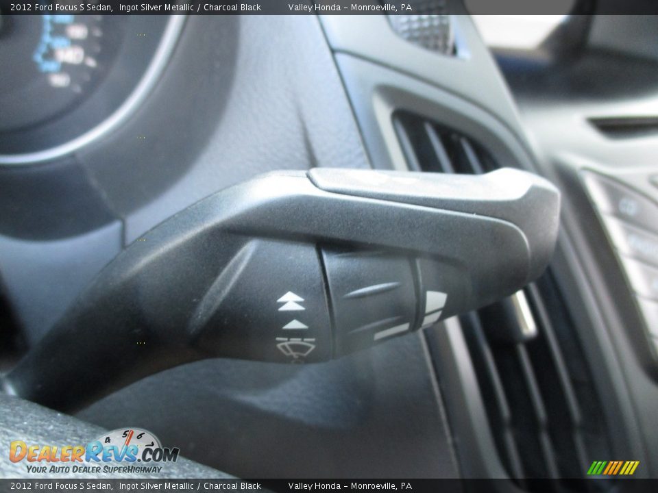 2012 Ford Focus S Sedan Ingot Silver Metallic / Charcoal Black Photo #17