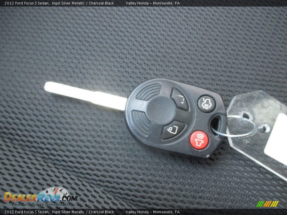 2012 Ford Focus S Sedan Ingot Silver Metallic / Charcoal Black Photo #18