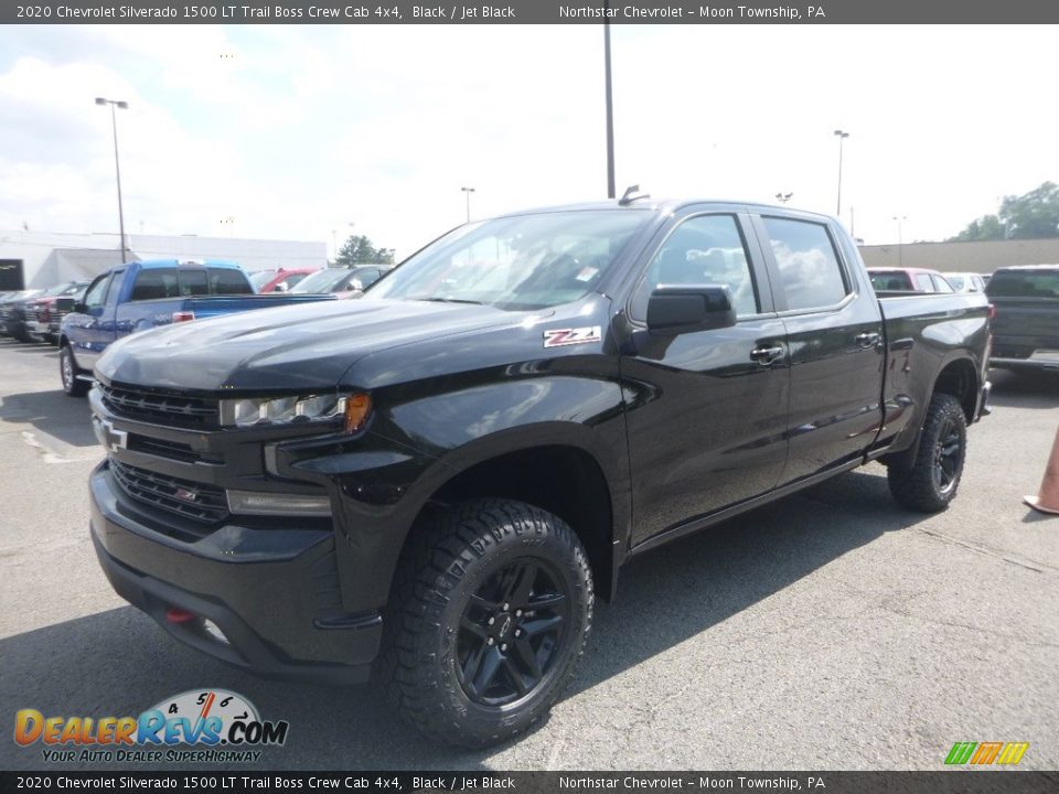2020 Chevrolet Silverado 1500 LT Trail Boss Crew Cab 4x4 Black / Jet Black Photo #1