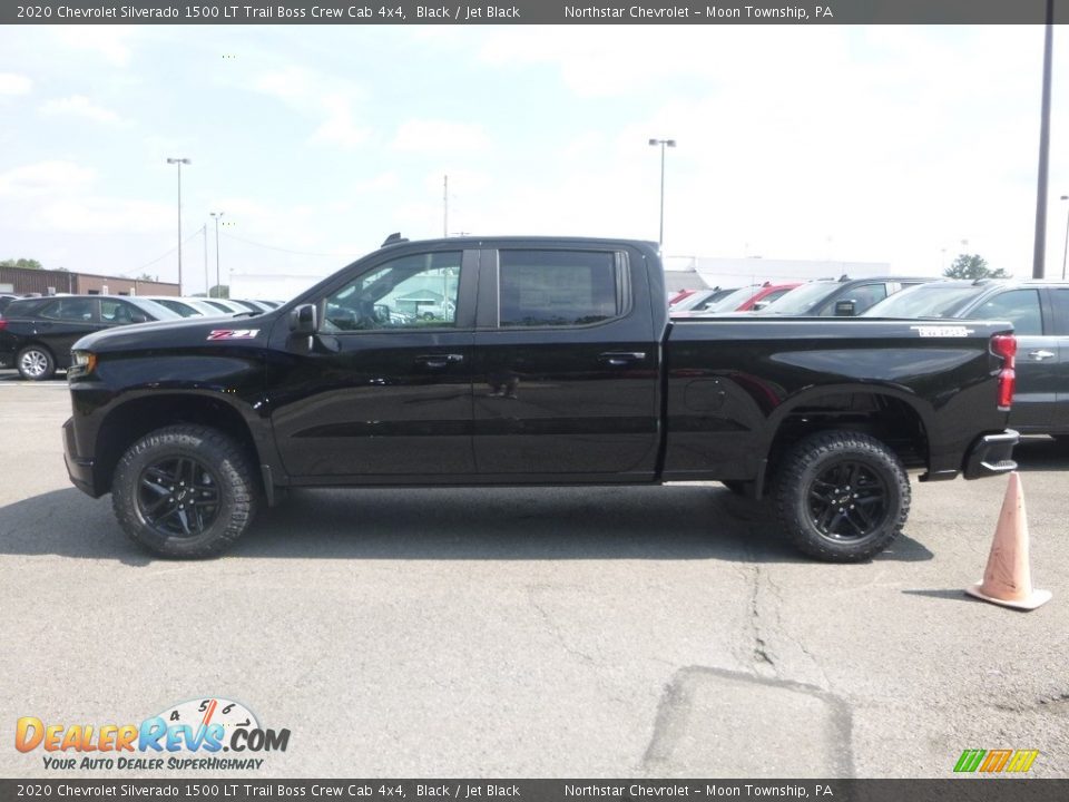 2020 Chevrolet Silverado 1500 LT Trail Boss Crew Cab 4x4 Black / Jet Black Photo #2