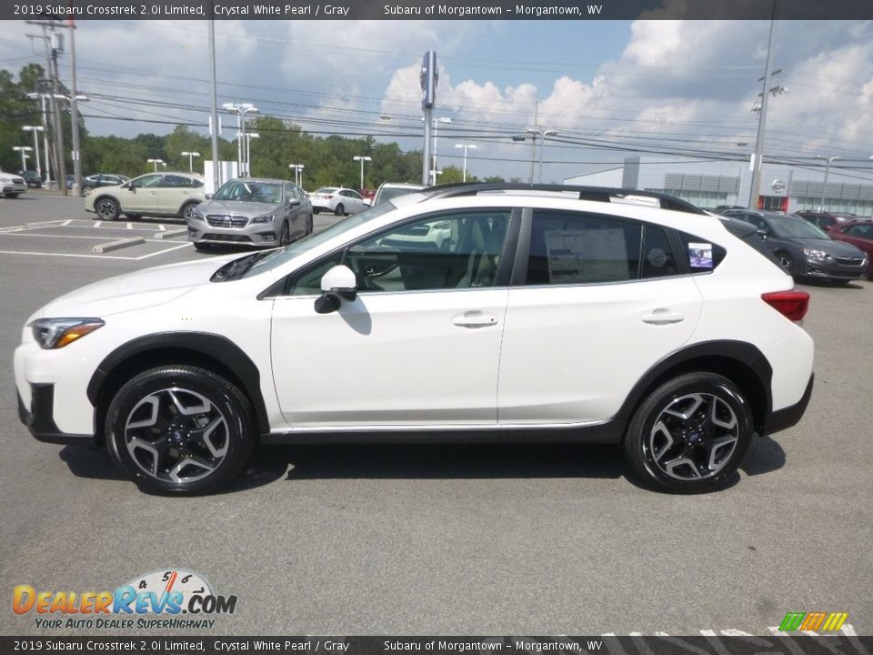 2019 Subaru Crosstrek 2.0i Limited Crystal White Pearl / Gray Photo #7