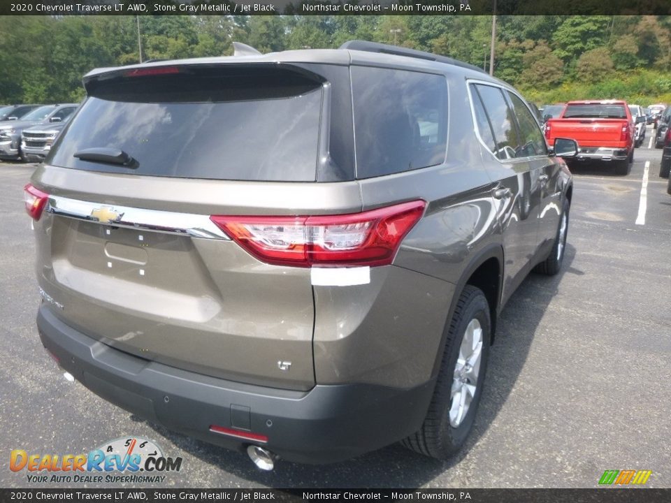 2020 Chevrolet Traverse LT AWD Stone Gray Metallic / Jet Black Photo #5