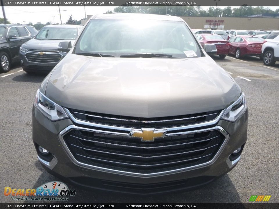 2020 Chevrolet Traverse LT AWD Stone Gray Metallic / Jet Black Photo #8