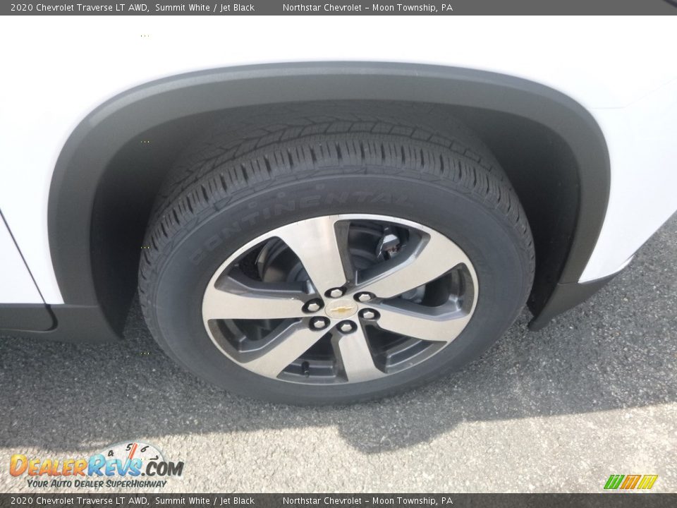 2020 Chevrolet Traverse LT AWD Summit White / Jet Black Photo #8