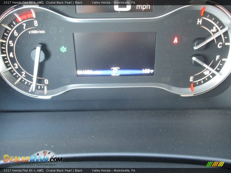 2017 Honda Pilot EX-L AWD Crystal Black Pearl / Black Photo #20