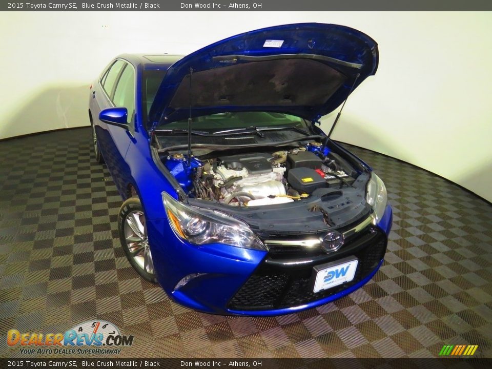 2015 Toyota Camry SE Blue Crush Metallic / Black Photo #6