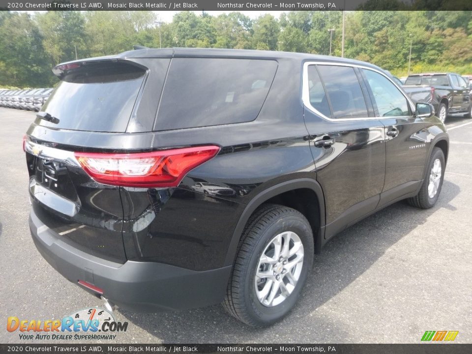 2020 Chevrolet Traverse LS AWD Mosaic Black Metallic / Jet Black Photo #5