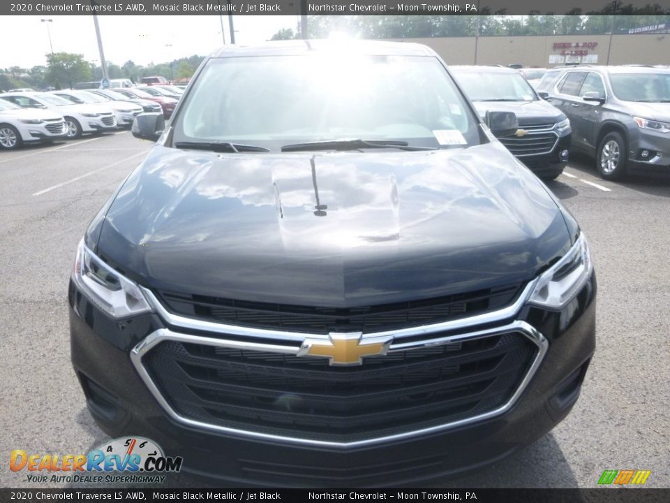 2020 Chevrolet Traverse LS AWD Mosaic Black Metallic / Jet Black Photo #8