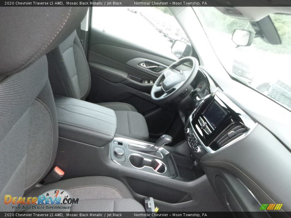 2020 Chevrolet Traverse LS AWD Mosaic Black Metallic / Jet Black Photo #10